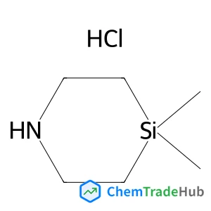 4,4-Dimethyl-1,4-azasilinane hydrochloride (1:1)