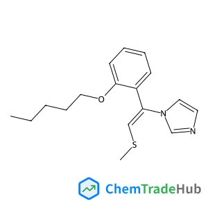 1-{(E)-2-(Methylsulfanyl)-1-[2-(pentyloxy)phenyl]vinyl}-1H-imidazole