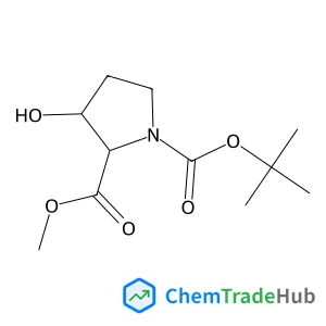 2-Methyl 1-(2-methyl-2-propanyl) (2S,3R)-3-hydroxy-1,2-pyrrolidinedicarboxylate