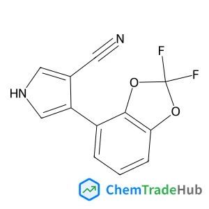 4-(2,2-difluoro-2H-1,3-benzodioxol-4-yl)-1H-pyrrole-3-carbonitrile