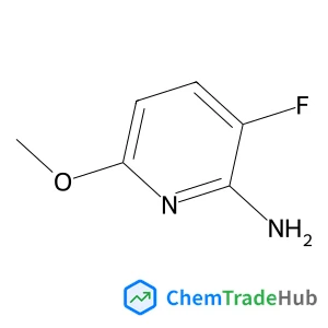 3-Fluoro-6-methoxy-2-pyridinamine structure