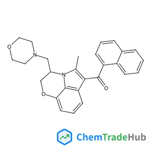 (2,3-Dihydro-5-methyl-3-((4-morpholinyl)methyl)pyrrolo-(1,2,3-de)-1,4-benzoxazin-6-yl)(1-naphthalenyl)methanone monomethanesulfonate