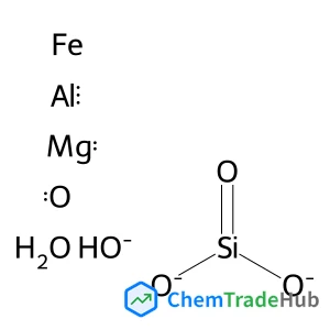 Silanediolate, 1-oxo-, aluminum iron(2+) magnesium salt (1:1:1:1)