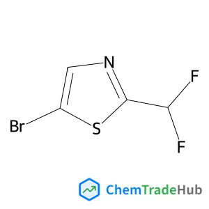 5-Bromo-2-(difluoromethyl)-1,3-thiazole Chemical_Structure_Of