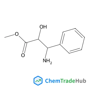 Benzenepropanoic acid, β-amino-α-hydroxy-, methyl ester, (αR,βS)-rel-