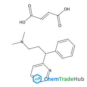 N,N-Dimethyl-3-phenyl-3-(2-pyridinyl)-1-propanamine (2Z)-2-butenedioate (1:1)