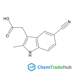 (5-Cyano-2-methyl-1H-indol-3-yl)acetic acid