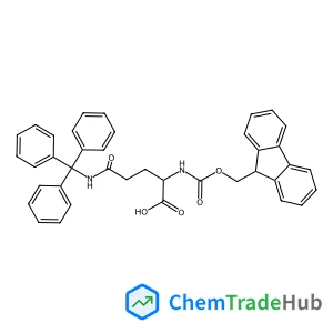 N~2~-[(9H-Fluoren-9-ylmethoxy)carbonyl]-N-trityl-L-glutamine