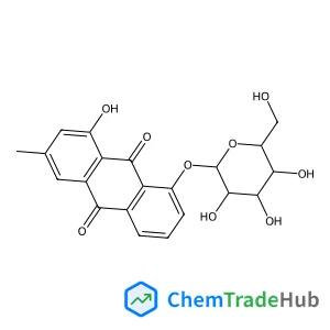 8-Hydroxy-6-methyl-9,10-dioxo-9,10-dihydro-1-anthracenyl beta-D-glucopyranoside