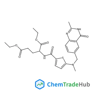 Diethyl N-[(5-{methyl[(2-methyl-4-oxo-1,4-dihydro-6-quinazolinyl)methyl]amino}-2-thienyl)carbonyl]-L-glutamate