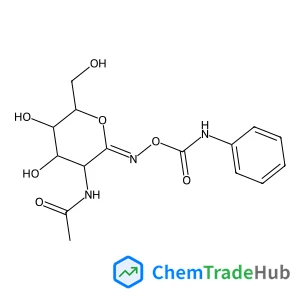 D-Gluconimidic acid, 2-(acetylamino)-2-deoxy-N-[[(phenylamino)carbonyl]oxy]-, δ-lactone, (1Z)-