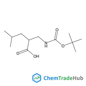 (R)-2-(((tert-butoxycarbonyl)amino)methyl)-4-methylpentanoic acid
