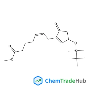 Methyl (5Z)-7-(3-{[dimethyl(2-methyl-2-propanyl)silyl]oxy}-5-oxo-1-cyclopenten-1-yl)-5-heptenoate