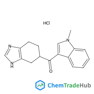 (1-Methyl-1H-indol-3-yl)[(6R)-4,5,6,7-tetrahydro-1H-benzimidazol-6-yl]methanone hydrochloride (1:1)