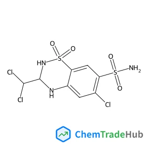 6-Chloro-3-(dichloromethyl)-3,4-dihydro-2H-1,2,4-benzothiadiazine-7-sulfonamide 1,1-dioxide