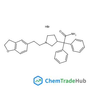 2-[(3S)-1-[2-(2,3-dihydro-1-benzofuran-5-yl)ethyl]pyrrolidin-3-yl]-2,2-diphenylacetamide hydrobromide