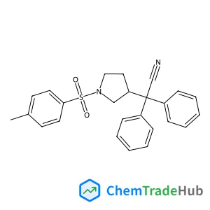 {(3S)-1-[(4-Methylphenyl)sulfonyl]-3-pyrrolidinyl}(diphenyl)acetonitrile