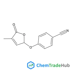 4-[(4-Methyl-5-oxo-2,5-dihydro-2-furanyl)oxy]benzonitrile