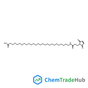 31-(2,5-Dioxo-2,5-dihydro-1H-pyrrol-1-yl)-29-oxo-4,7,10,13,16,19,22,25-octaoxa-28-azahentriacontan-1-oic acid