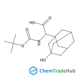 (2R)-2-((tert-Butoxycarbonyl)amino)-2-(3-hydroxyadamantan-1-yl)acetic acid (2R)-2-((tert-Butoxycarbonyl)amino)-2-(3-hydroxyadamantan-1-yl)acetic acid