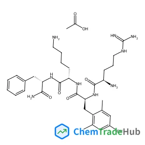 D-Arginyl-2,6-dimethyl-L-tyrosyl-L-lysyl-L-phenylalaninamide acetate (1:1)