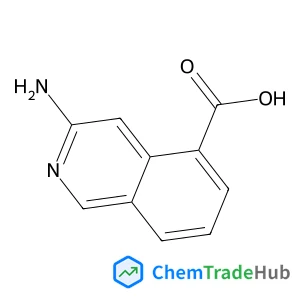 3-Aminoisoquinoline-5-carboxylic acid structure