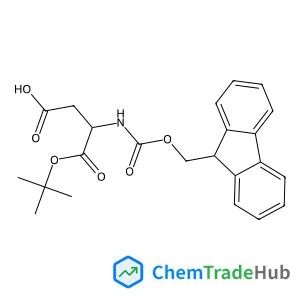 (3R)-3-{[(9H-Fluoren-9-ylmethoxy)carbonyl]amino}-4-[(2-methyl-2-propanyl)oxy]-4-oxobutanoic acid