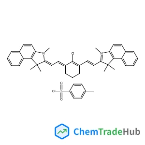 2-[2-[2-Chloro-3-[2-(1,3-dihydro-1,1,3-trimethyl-2H-benz[e]indol-2-ylidene)ethylidene]-1-cyclohexen-1-yl]ethenyl]-1,1,3-trimethyl-1H-benz[e]indolium 4-Methylbenzenesulfonate