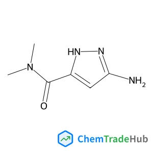 3-Amino-N,N-dimethyl-1H-pyrazole-5-carboxamide structure