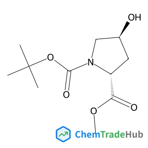 2-Methyl 1-(2-methyl-2-propanyl) (2R,4S)-4-hydroxy-1,2-pyrrolidinedicarboxylate