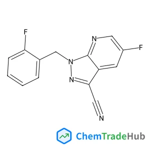 5-Fluoro-1-(2-fluorobenzyl)-1H-pyrazolo[3,4-b]pyridine-3-carbonitrile