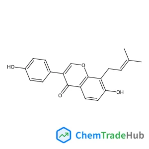 7-Hydroxy-3-(4-hydroxyphenyl)-8-(3-methyl-2-buten-1-yl)-4H-chromen-4-one