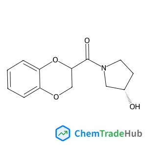 2,3-Dihydro-1,4-benzodioxin-2-yl[(3S)-3-hydroxy-1-pyrrolidinyl]methanone