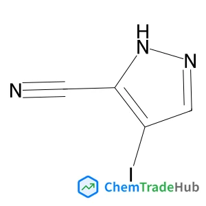 4-Iodo-1H-pyrazole-5-carbonitrile structure 4-Iodo-1H-pyrazole-5-carbonitrile structure