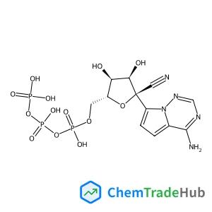 [[(2R,3S,4R,5R)-5-(4-aminopyrrolo[2,1-f][1,2,4]triazin-7-yl)-5-cyano-3,4-dihydroxy-tetrahydrofuran-2-yl]methoxy-hydroxy-phosphoryl] phosphono hydrogen phosphate
