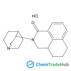 1H-Benz[de]isoquinolin-1-one, 2-[(3S)-1-azabicyclo[2.2.2]oct-3-yl]-2,3,3a,4,5,6-hexahydro-, hydrochloride (1:1), (3aS)-
