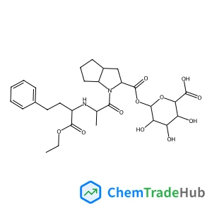 Ramipril Acyl-|A-D-glucuronide, ~ 80% By HPLC structure Ramipril Acyl-|A-D-glucuronide, ~ 80% By HPLC structure