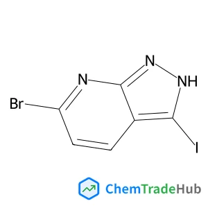 6-Bromo-3-iodo-1H-pyrazolo[3,4-b]pyridine