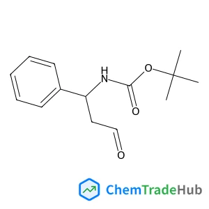 2-Methyl-2-propanyl [(1S)-3-oxo-1-phenylpropyl]carbamate