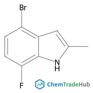 1H-INDOLE, 4-BROMO-7-FLUORO-2-METHYL-