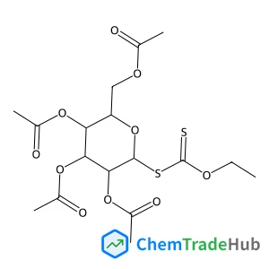 2,3,4,6-Tetra-O-acetyl-1-S-(ethoxycarbonothioyl)-1-thio-beta-D-glucopyranose