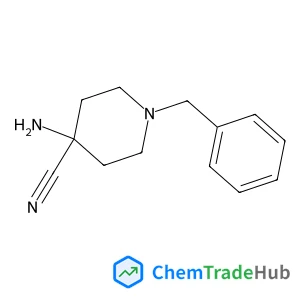 4-Amino-1-benzyl-4-piperidinecarbonitrile structure 4-Amino-1-benzyl-4-piperidinecarbonitrile structure