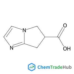 6,7-Dihydro-5H-pyrrolo[1,2-a]imidazole-6-carboxylic acid structure