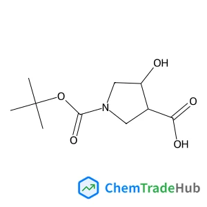 1-[(tert-Butoxy)carbonyl]-4-hydroxypyrrolidine-3-carboxylic acid