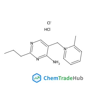 1-[(4-Amino-2-propyl-5-pyrimidinyl)methyl]-2-methylpyridinium chloride hydrochloride (1:1:1)