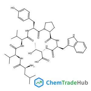 L-Leucyl-L-valyl-L-valyl-L-tyrosyl-L-prolyl-L-tryptophyl-L-threonine Chemical_Structure_Of