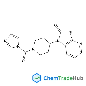 1-[1-(1H-Imidazol-1-ylcarbonyl)-4-piperidinyl]-1,3-dihydro-2H-imidazo[4,5-b]pyridin-2-one