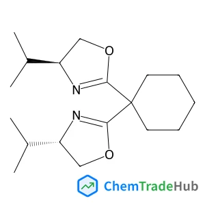 (4S,4'S)-2,2'-(1,1-Cyclohexanediyl)bis(4-isopropyl-4,5-dihydro-1,3-oxazole)