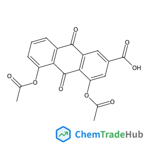 4,5-Diacetoxy-9,10-dioxo-9,10-dihydro-2-anthracenecarboxylic acid