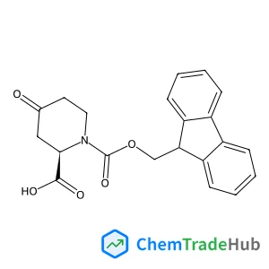 (2R)-1-[(9H-Fluoren-9-ylmethoxy)carbonyl]-4-oxo-2-piperidinecarboxylic acid